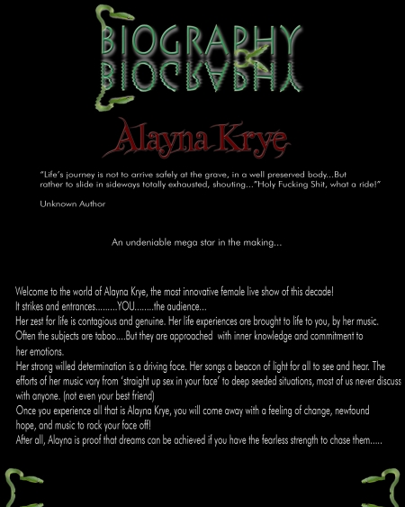 Alayna Krye Music Biography